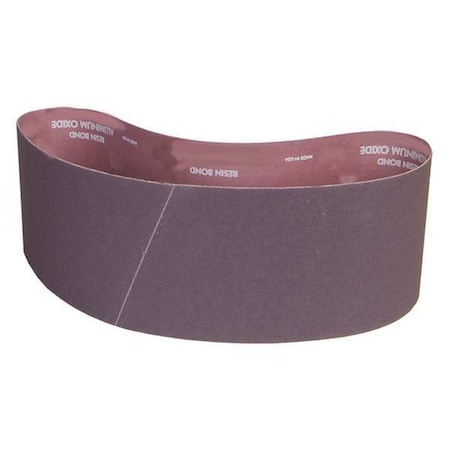 Sanding Belt, 4 in W, 60 in L, Coated, Aluminum Oxide, 40 Grit, Extra Coarse, R228 Metalite, Brown
