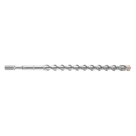 4-Cutter Hammer Drill Bit 1-1/4" x 21"L, Spline