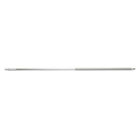 61" Waterfed Broom Handle, 1 1/4 in Dia, White, Aluminum