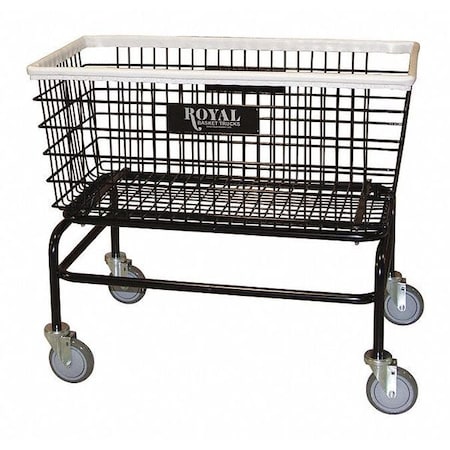 Laundry Hamper Cart,Black,500 lb.