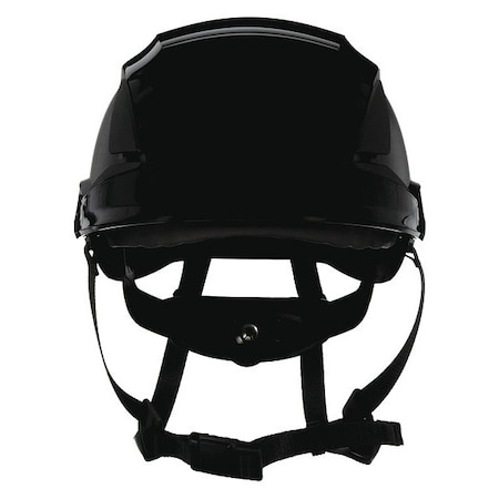Non-Vented Hard Hat, X5000, ABS, 6 Point Ratchet, Type 1, Class E, Black
