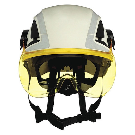 Visor, Amber Visor, 7" Height, Anti-Fog, Scratch-Resistant Lens
