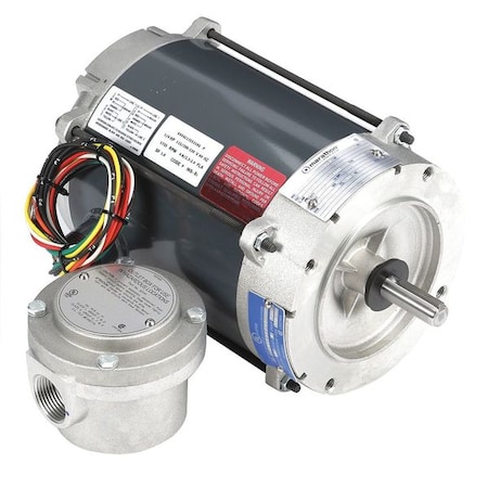 Hazardous Loc Mtr,Cap Strt/Ind Run,1/4HP