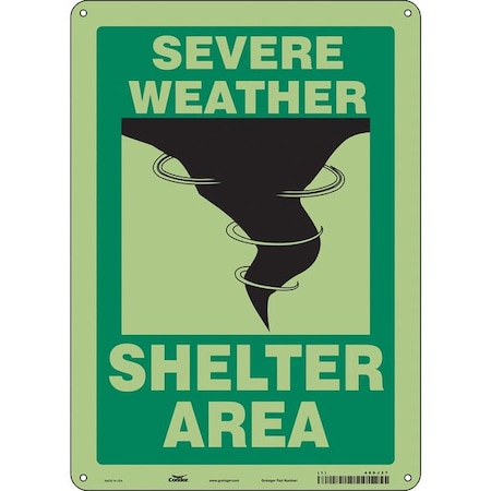 Safety Sign, 14 in Height, 10 in Width, Polyethylene, Vertical Rectangle, English