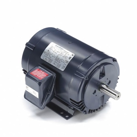 Three-Phase General Purpose Motor, 7 1/2 HP, 184T Frame, 208-230/460 & 190/380 V AC Voltage