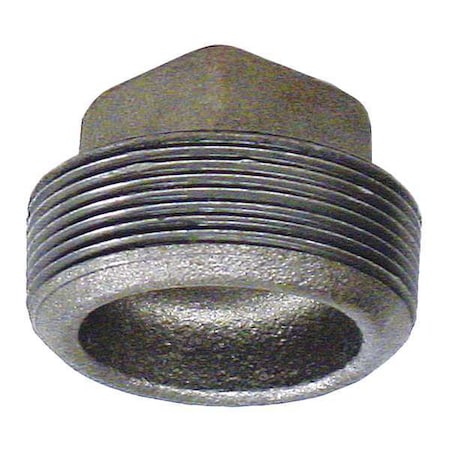 2-1/2" MNPT Galvanized Square Head Plug