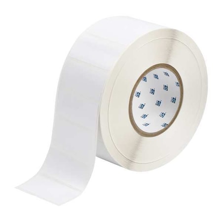 Thermal Transfer Label, White, Labels/Roll: 3000
