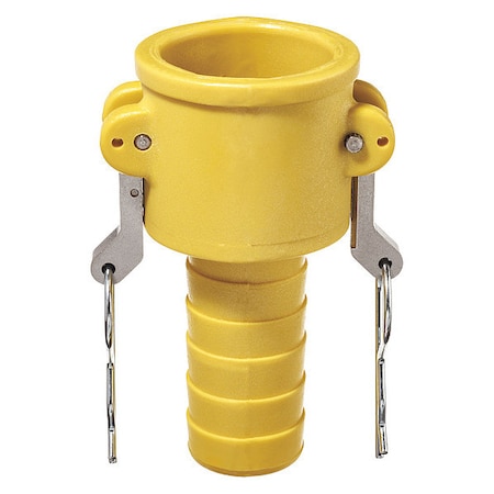 Cam and Groove Coupling,1-1/4",Nylon