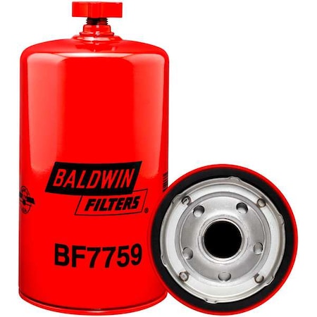 Fuel Filter, 7-13/32x3-11/16x7-13/32 In