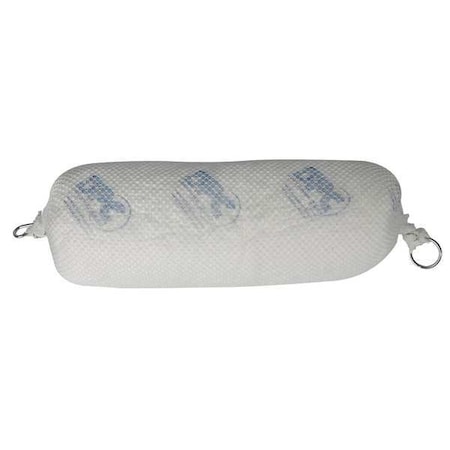 Oil Only Absorbent Booms, 8" x 18", Absorbency Capacity 28 gal,PK10