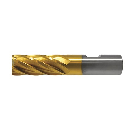 4-Flute Cobalt 8% Square Single End Multi-Flute CenterCut CTD HGC-4C-TN TiN 3/16x3/8x1/2x2-3/8