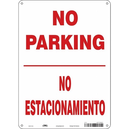 Traffic Sign,10"W,14" H,0.055" Thickness, 477Z81