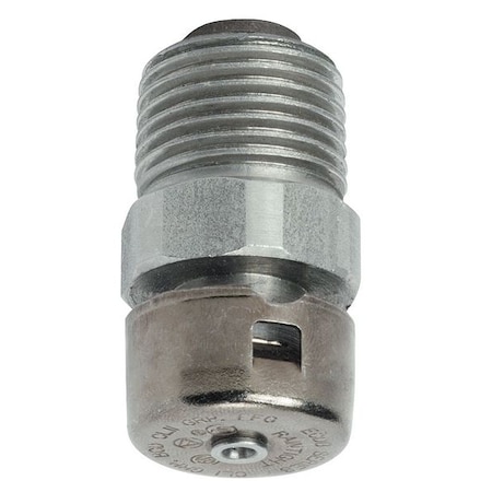 Haz Loc Drain, 1/2 in, Threaded, Stainless Steel, Plain, Silver