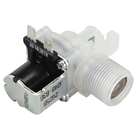 Water Valve, Black; Silver, 2 1/2 in H