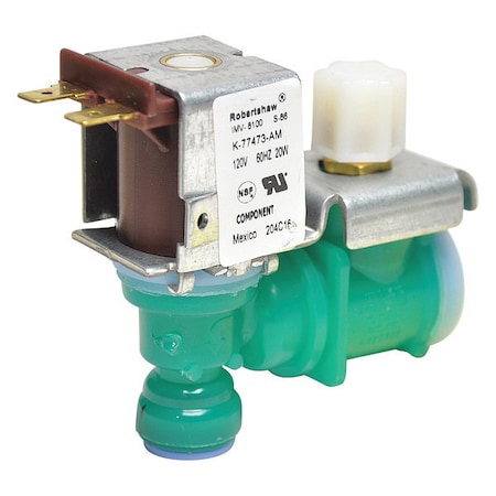 Ice Machine Water Valve, Blue, 3 in H