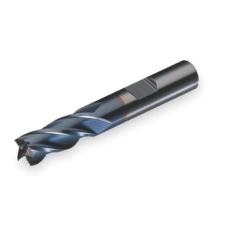 6-Flute Cobalt 8% Square Single End Multi-Flute CenterCut CTD HGC-4C-TC TiCN 1/2x1/2x1-1/4x3-1/4