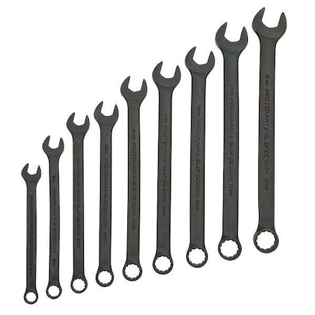 Combination Wrench Set,Metric,18 pcs.