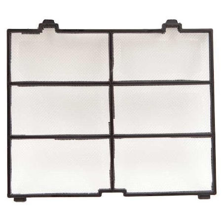 Air Filter, Black, Mesh, 1 in H