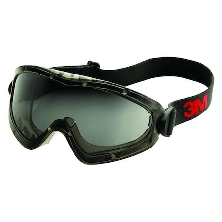 Safety Goggles, Gray Lens, Scotchgard Anti-Fog & Anti-Scratch, Indirect Vent, GoggleGear Series