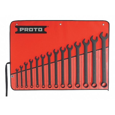 Combination Wrench Set,SAE,14 pcs.