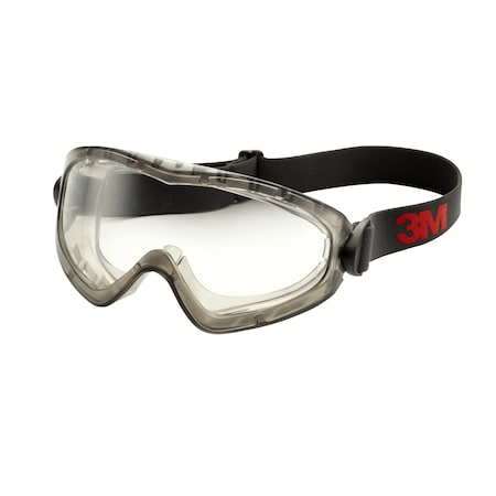 Safety Goggles, Clear Lens, Scotchgard Anti-Fog & Anti-Scratch, Non-Vented, GoggleGear Series