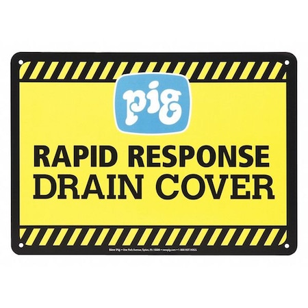 Sign,10" H,14" L,Polyethylene