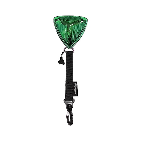Warning Light,Green,LED,2 AA Batteries