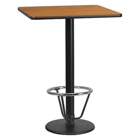 Square Laminate Table, Laminate, Wood Grain