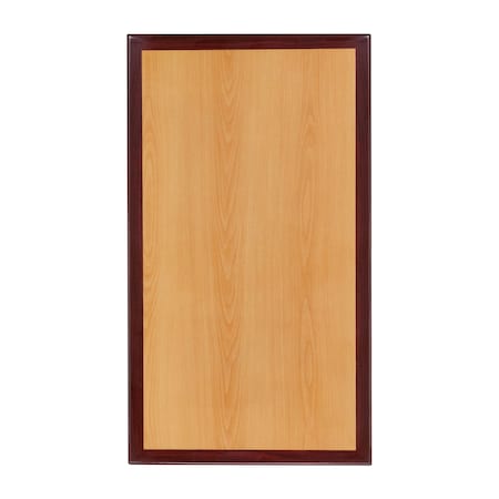 Two-Tone Cherry/Mahogany Resin Top,30" x