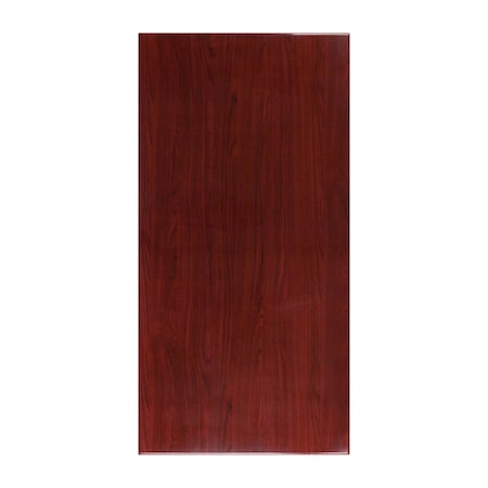 Mahogany Resin Table Top, 30 x 60