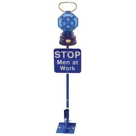 Permanent Mount Flag,Blue,LED