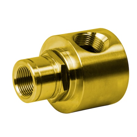 Swivel,90 Deg.,Brass,3/4 in FNPT Inlet