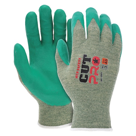 Coated Gloves, Cut Level A6 ,Dipped ,Foam Nitrile ,Sandy ,S 12 PK