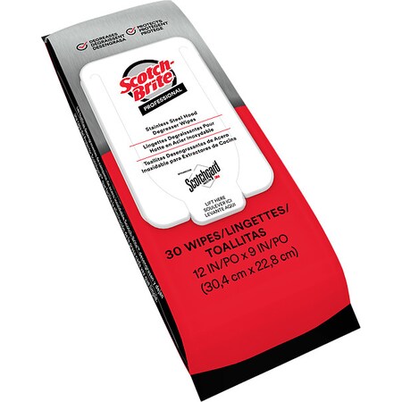 Kitchen CleanerDegreaserWipes,12x9",30ct