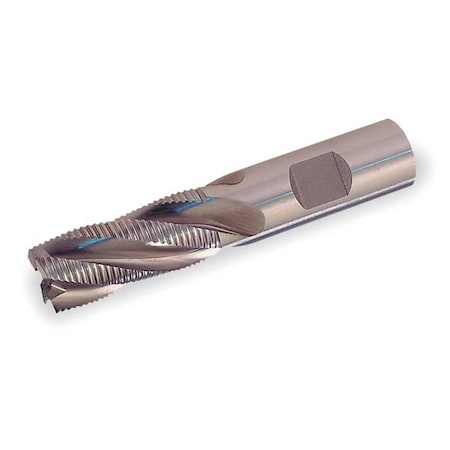 5-Flute Cobalt 8% Fine Square Single Roughing EndMill Cleveland Cleveland RG6 Bright 1"x1"x3"x5-1/2"