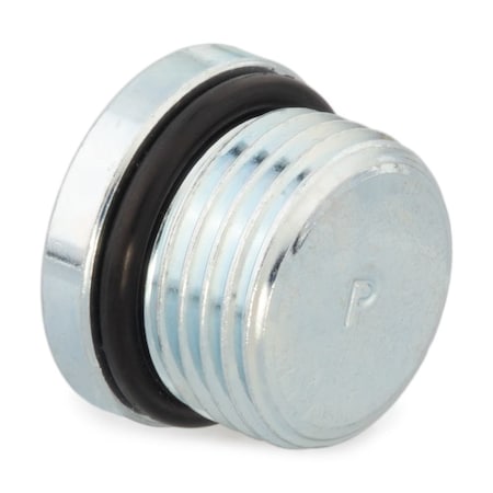 Hollow Hex Plug, 316 Stainless Steel, 1/4 in Male SAE-ORB, 7/16 in Overall Length