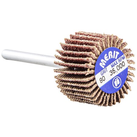 Micro-Mini Flap Wheel 3/4x1/2x1/8 In. Hi