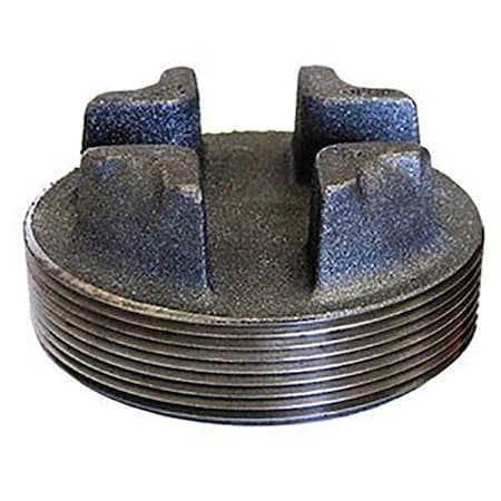 Hex Head Plug Hex Head Plug, 4" Pipe, Cast Iron, Class 150