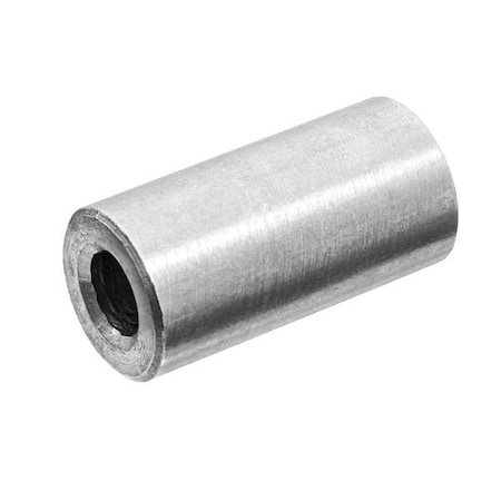 Stainless Steel Unthreaded Round Spacers, 3/8 in Screw Size, Plain 18-8 Stainless Steel