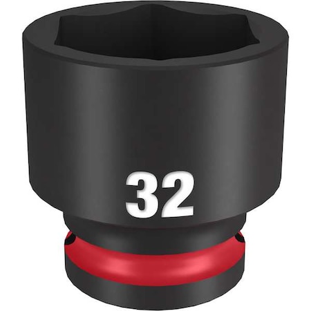 32mm SHOCKWAVE Impact Duty 1/2 in. Drive Standard 6 Point Impact Socket