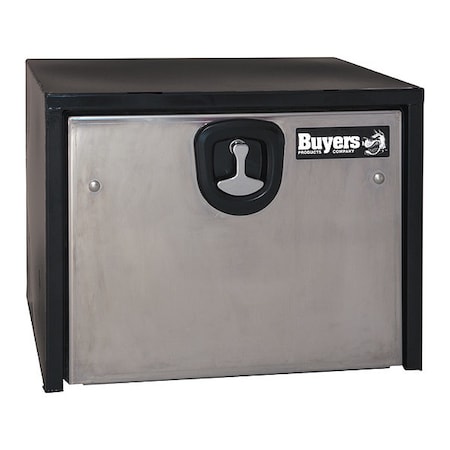 14x16x24 Inch Black Steel Truck Box With Stainless Steel Door