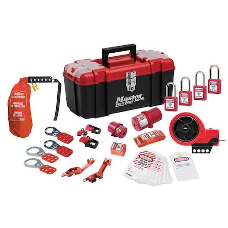Personal Safety Lockout Pouch,Red