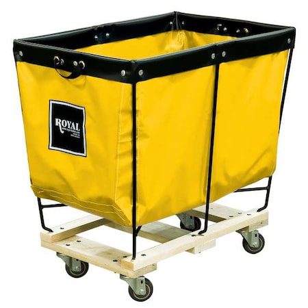 Elevated Tall Basket Truck,Vinyl,600 lb