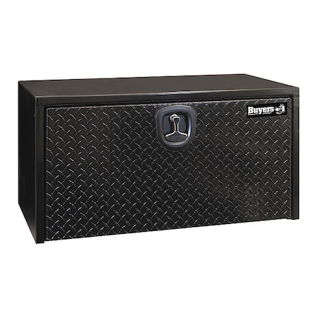18x18x30 Inch Black Steel Underbody Truck Box With Aluminum Door