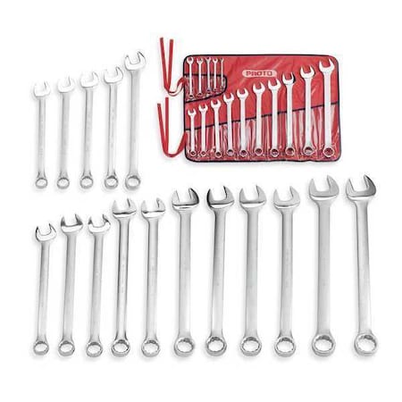 Combination Wrench Set,SAE,31 pcs.