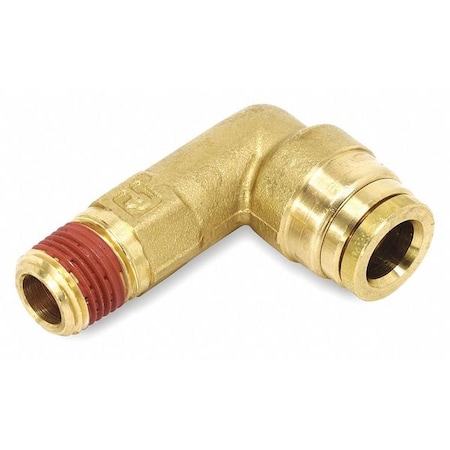 Elbow,Brass,Push-Fit3/8in,MNPT1/4in