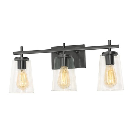 Joanna22"Vanity,Black,Metal,231/4inL