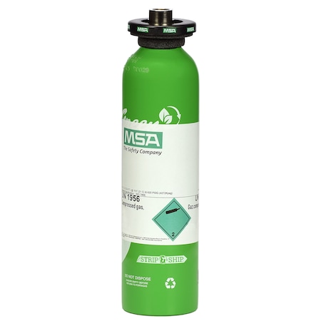 Calibration Gas Bottle,25 PPM NH3,34L