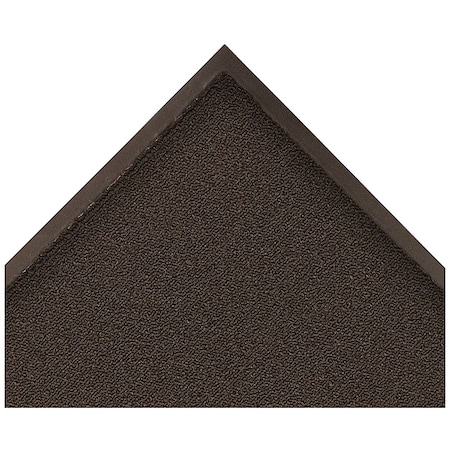 Entrance Mat, Polypropylene, 3/8 in Thick, Black, 3 ft W x 5 ft L