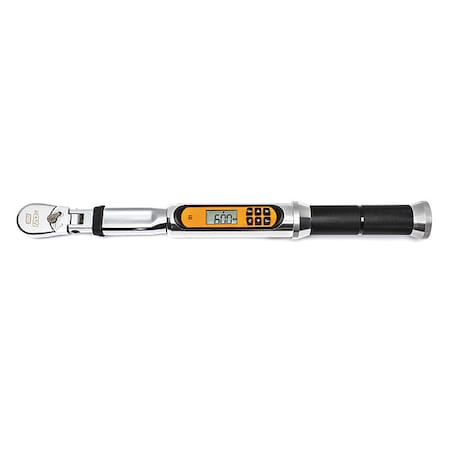 3/8" 120XP Flex Head Electronic Torque Wrench with Angle